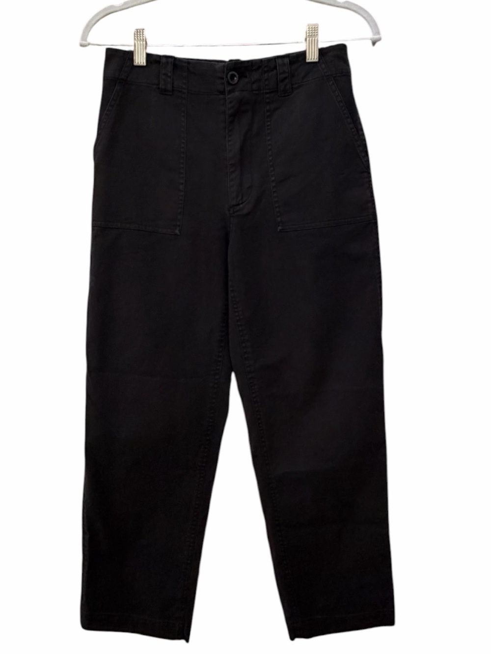 Jenni Kayne Black Ranger Trouser Pants Size 2 High Rise Cotton Blend $325 - Picture 2 of 12